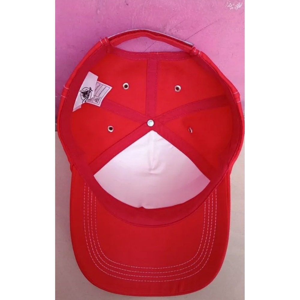 Disney Parks Mickey Mouse Rainbow Pride Trucker Hat Red White Adjustable Cap - Picture 4 of 8